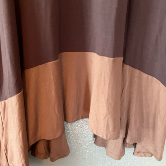 LOGO By Lori Goldstein Multicolor Colorblock Open Knit Cardigan Size 1X Pockets. - Picture 6 of 8